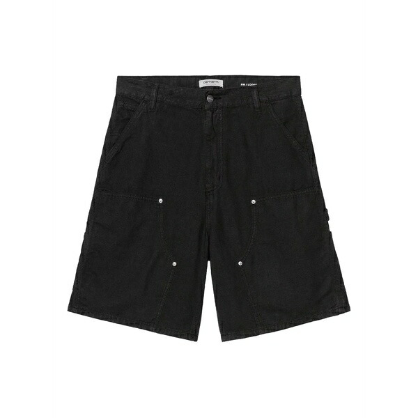 鉄道車両ハート形 レディース 心地好いズボン下 ボトムス Branford double knee shorts Black