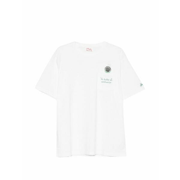 エムシーツーセイントバース メンズ プルオーバー トップス Austin watch-print t-shirt White