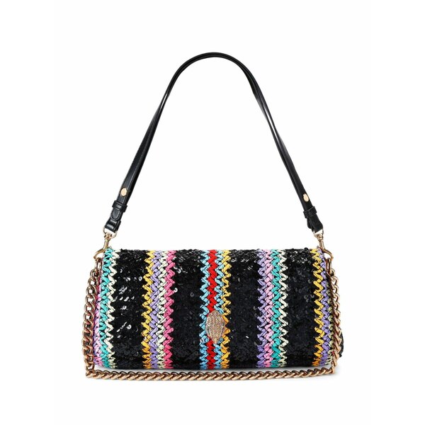 カートジェイガーロンドン レディース ショルダーバッグ 御徒面子 Long denim kensington shoulder bag Black