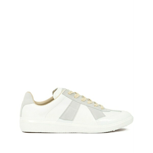 マルタンマルジェラ メンズ スニーカー シューズ Replica panelled low-top sneakers White