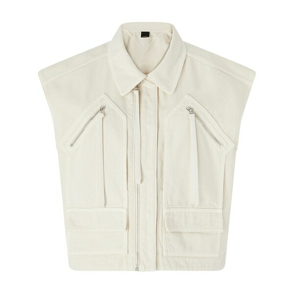 ピンコ レディース ジャケット&ブルゾン アウター Cropped jacket White|asty