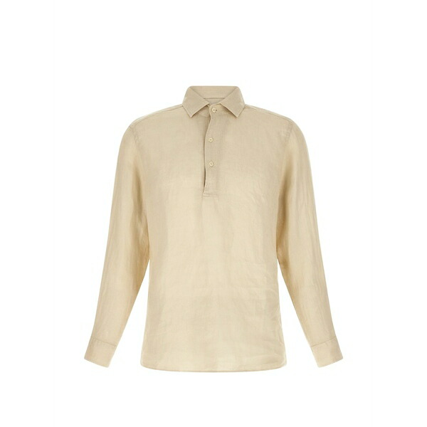 エムシーツーセイントバース メンズ スポーツシャツ トップス Long-sleeve polo shirt Neutrals