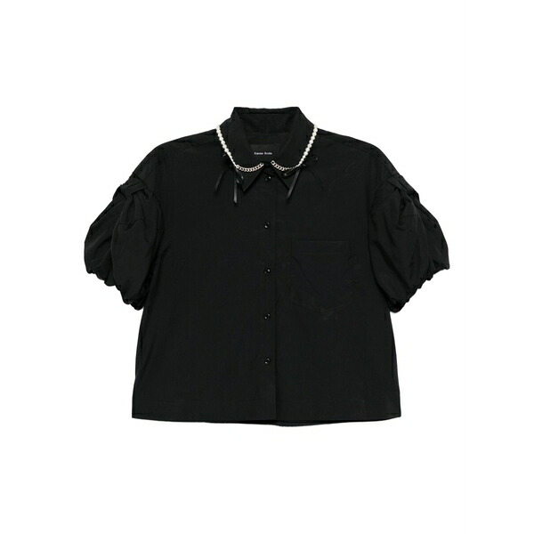 シモーネ・ロシャ レディース プルオーバー トップス Cotton shirt Black