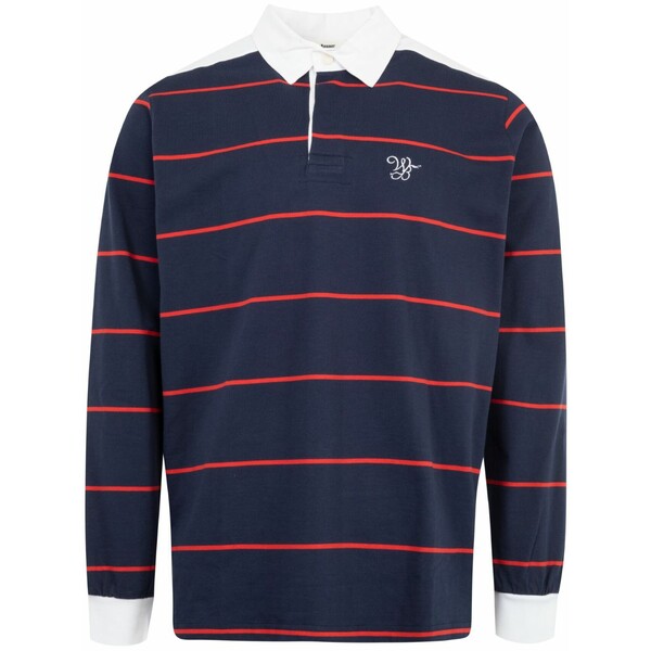 ウェールズ ボナー メンズ スポーツシャツ トップス City polo  Blue