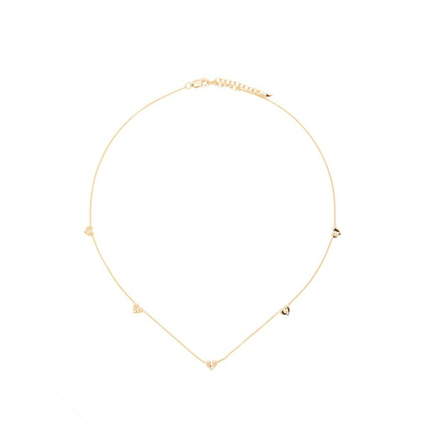 ミッソマ メンズ ネックレス・チョーカー アクセサリー Molten heart charm necklace Gold|asty