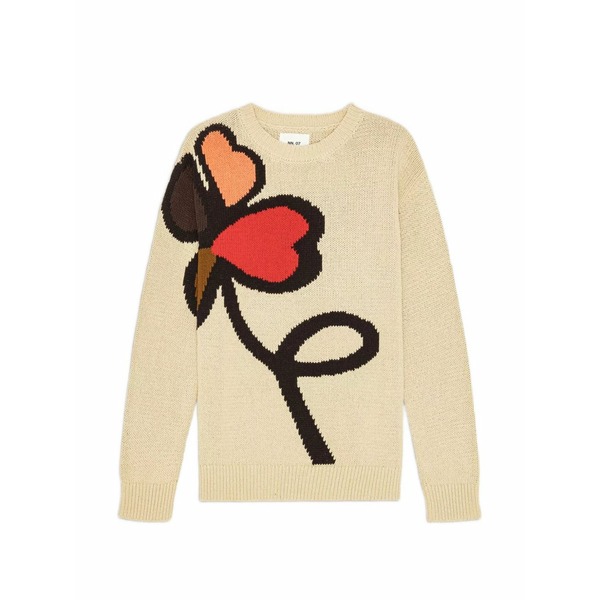 エヌエヌ77 メンズ 編み物\u0026スウェーター アウター Todd intarsia-knit sweater Neutrals