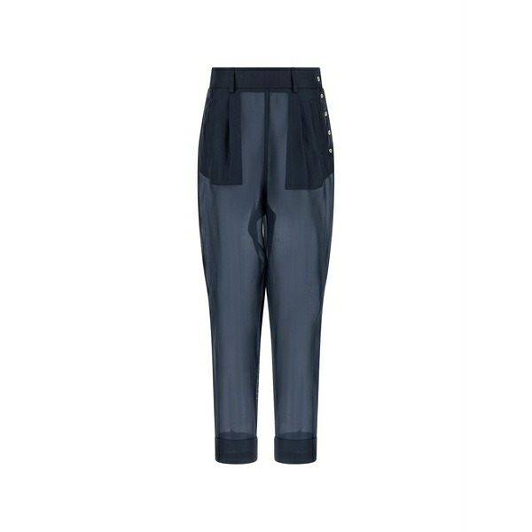ジェジア レディース カジュアルパンツ ボトムス Giulio semi-transparent trousers Blue｜asty