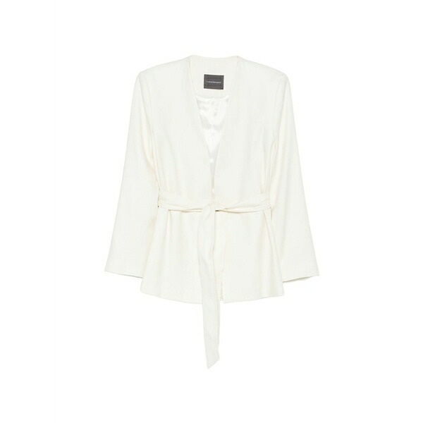 ロレーナアントニアッツィ レディース 上衣＆上衣 アウター Tie-belt jacket Neutrals
