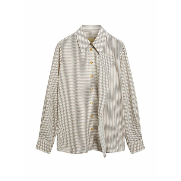 モモン レディース プルオーバー トップス Lopez  インチ striped shirt White
