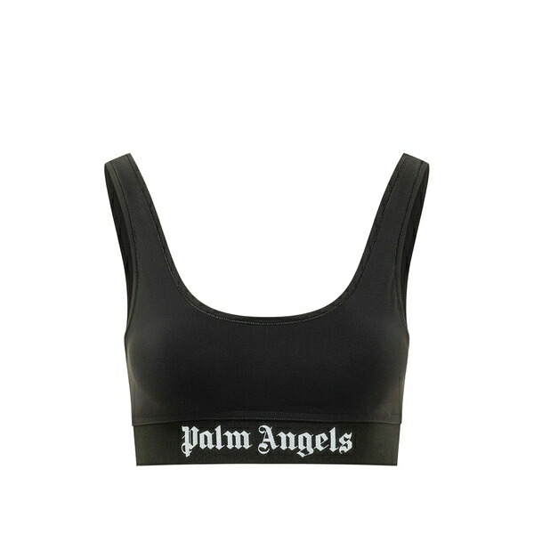 パーム・エンジェルス レディース カットソー トップス Logo-underband sports bra Black