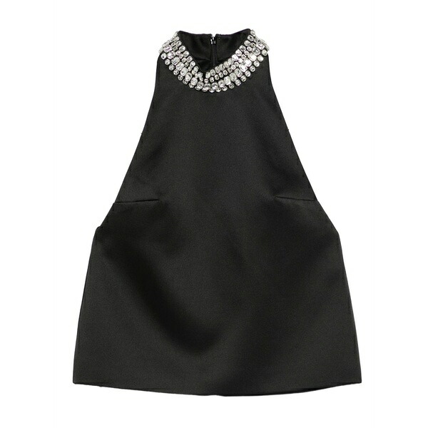 レトロフェット レディース プルオーバー トップス Ardiana embellished blouse Black