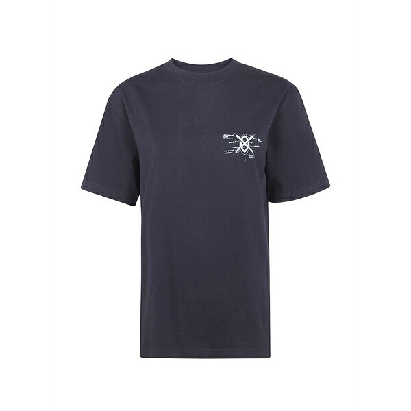 デイリー・調査報告 レディース プルオーバー トップス Printed t-shirt Blue