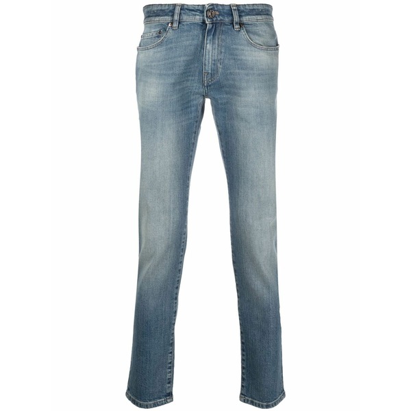 PTトリノ メンズ ジーンズズボン下 ボトムス Mid-rise slim-cut jeans Blue