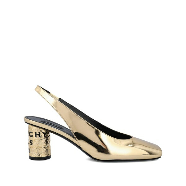 ジバンシー レディース パンプス シューズ Cylindrical-heel pumps Gold｜asty