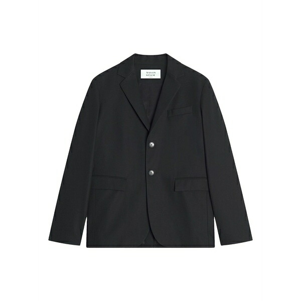 住み家 稲荷 メンズ 上衣＆上衣 アウター Cotton blazer Black