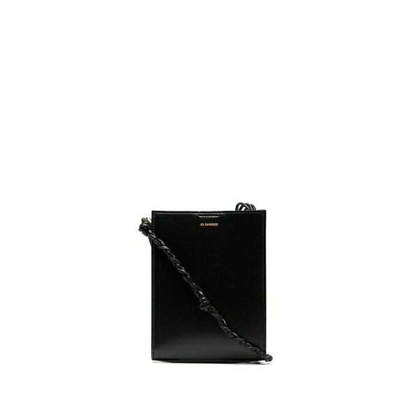ジル・サンダー レディース ショルダーバッグ 御徒面子 Tangle rings crossbody bag Black