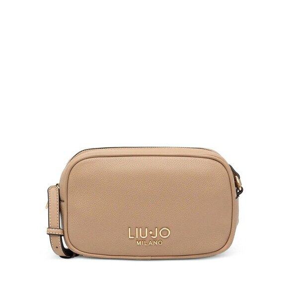 リュージョー レディース ショルダーバッグ 御徒面子 Logo strap cross body bag Neutrals