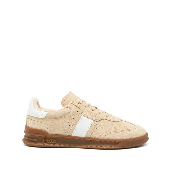 ラルフローレン メンズ スニーカー シューズ Heritage aera suede sneakers Neutrals