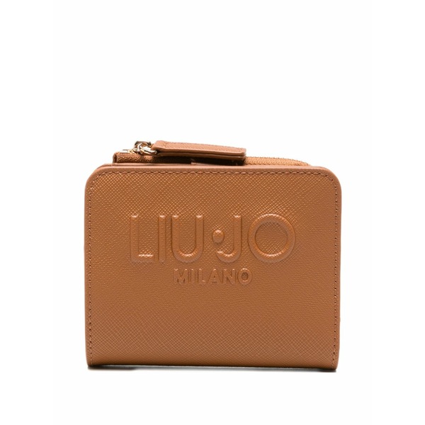 リュージョー レディース 金入れ 付属物 Logo wallet Brown