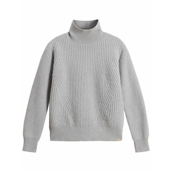 羊毛 分限者 レディース 編み物\u0026スウェーター アウター Canberra sweater Grey
