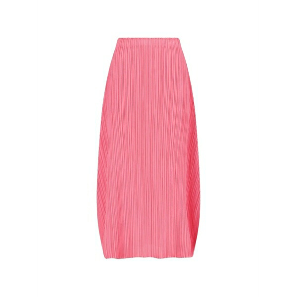 筋目 プリーズ イッセイ ミヤケ レディース スコート ボトムス Pleated MIDI skirt Pink