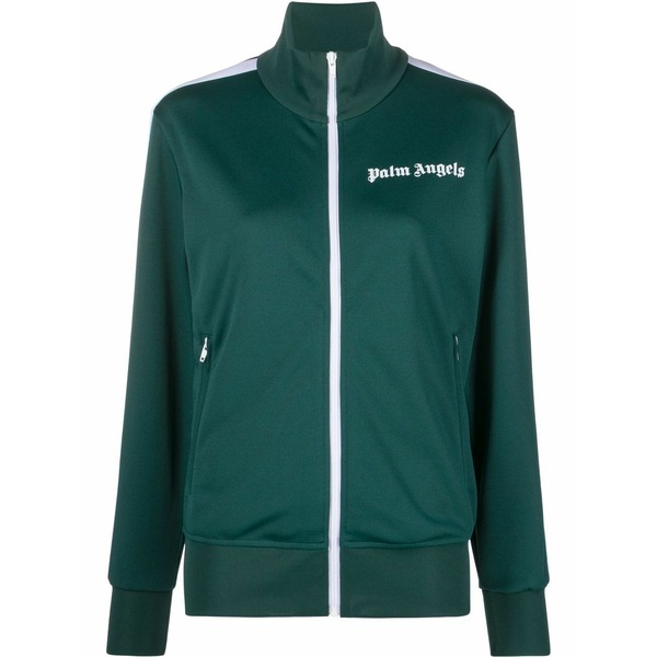 パーム・エンジェルス レディース 上衣＆上衣 アウター Logo-print track jacket Green