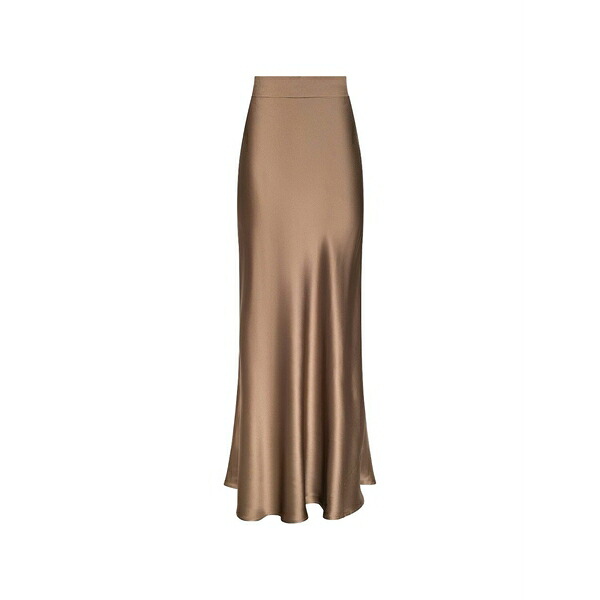 ラジャンス レディース スコート ボトムス Ryker elasticated-waistband maxi skirt Brown