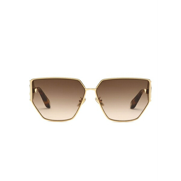 ロベルトカヴァリ メンズ サングラス・アイウェア 添え物 Logo-plaque sunglasses Brown