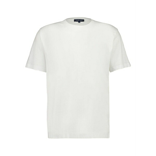 フレスコボールカリオカ メンズ ティーシャツ トップス Dinis cotton-linen blend crew-neck t-shirt White