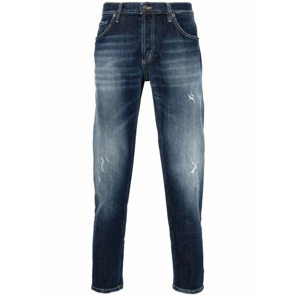ドンダップ メンズ ジーンズズボン下 ボトムス Distressed-effect jeans Blue