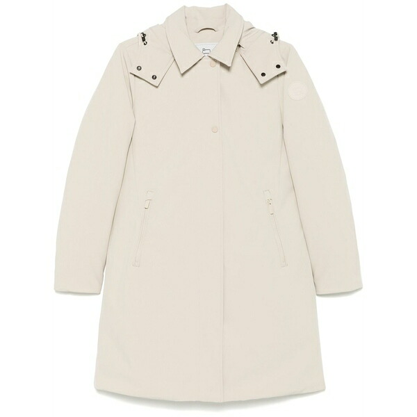 ウール リッチ レディース コート アウター Hooded padded parka Neutrals|asty
