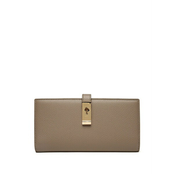 バリー レディース 金入れ 付属物 Lock me ビスマス-fold leather wallet  Brown