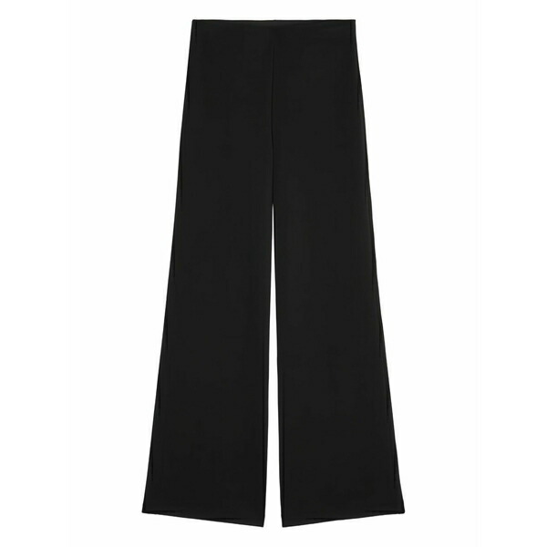 マルコポーロ レディース 心地好いズボン下 ボトムス Pleated trousers Black