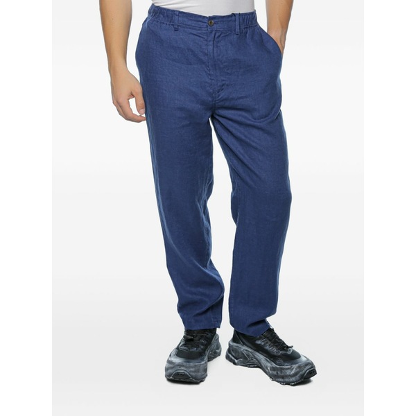 エコアルフ メンズ 心地よいズボン下 ボトムス Ethiwin trousers Blue