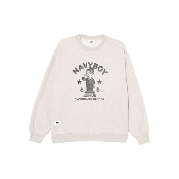 黒茶 メンズ パーカー・スウェットシャツ アウター Graphic-print sweatshirt -