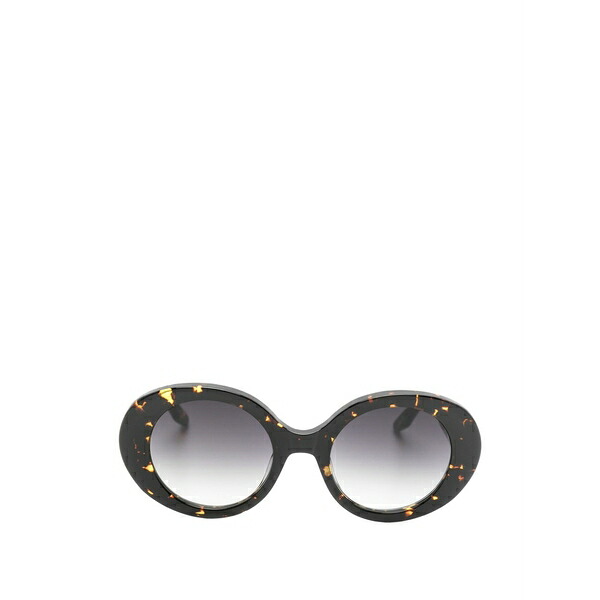 バートンペレイラ メンズ サングラス・アイウェア 付属物 Round-frame sunglasses Brown