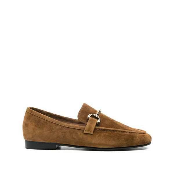 ビビロウ レディース スリッポン・ローファー シューズ Leather loafers Brown|asty