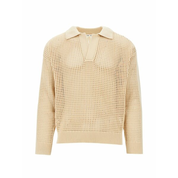コモン スウェーデン王国 メンズ 編み物\u0026ティーシャツ アウター Arram open-knit sweater Neutrals