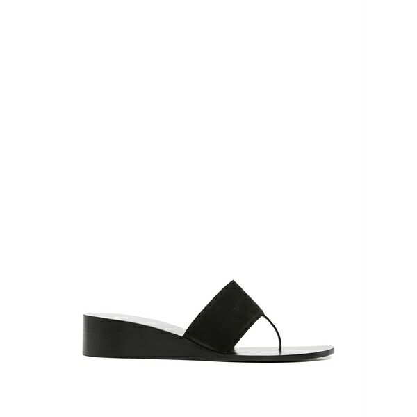 ユダの手紙 レディース サンダル シューズ Lucille nubuck-leather sandals Black
