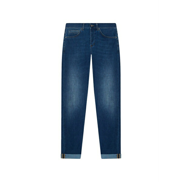 ドンダップ メンズ 心地好いズボン下 ボトムス Pocket cuffed trousers Blue