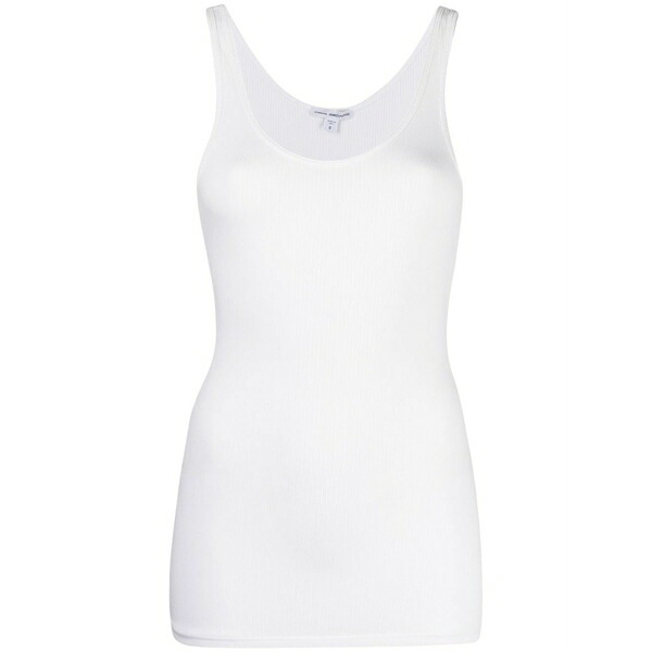 ジェームス 金入れ レディース カットソー トップス U-neck sleeveless top White