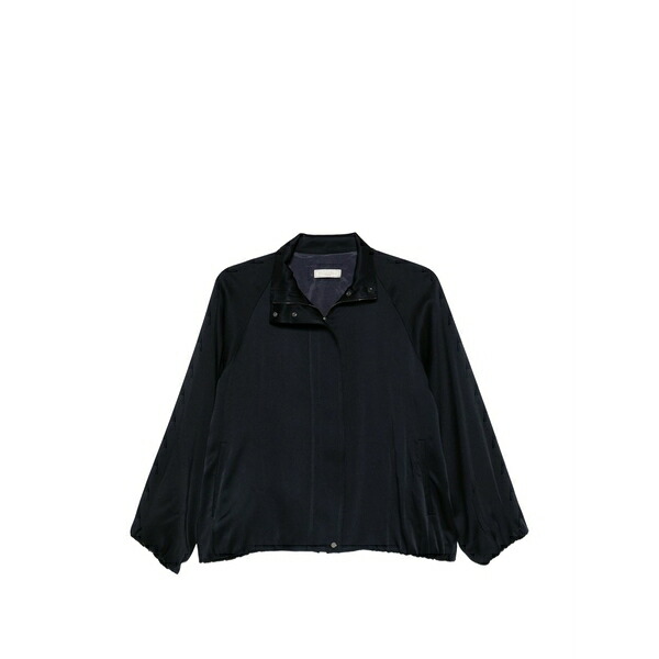 アントネリ レディース 上衣＆上衣 アウター Grace raglan-sleeve high-neck jacket Blue