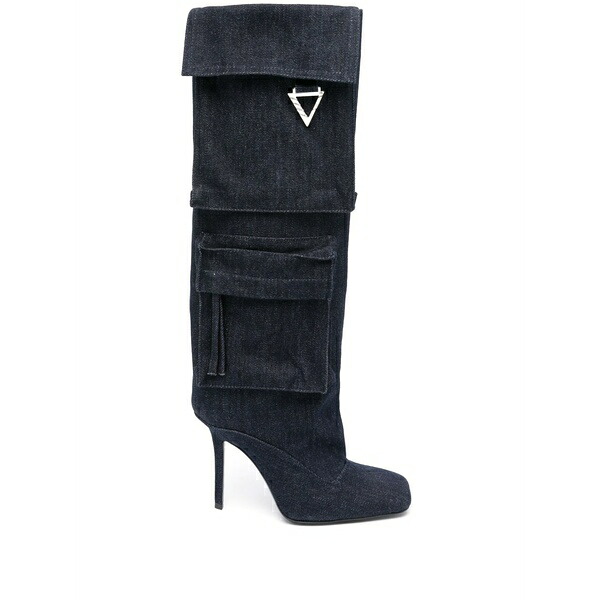 ジ アティコ レディース ブーツ シューズ Sienna 105mm boots Blue|asty