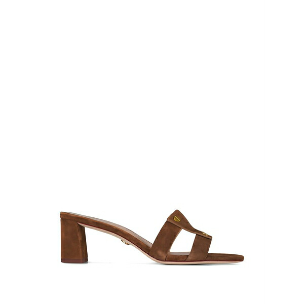 ヴェロニカ ベアード レディース サンダル シューズ Studded heeled sandals Brown