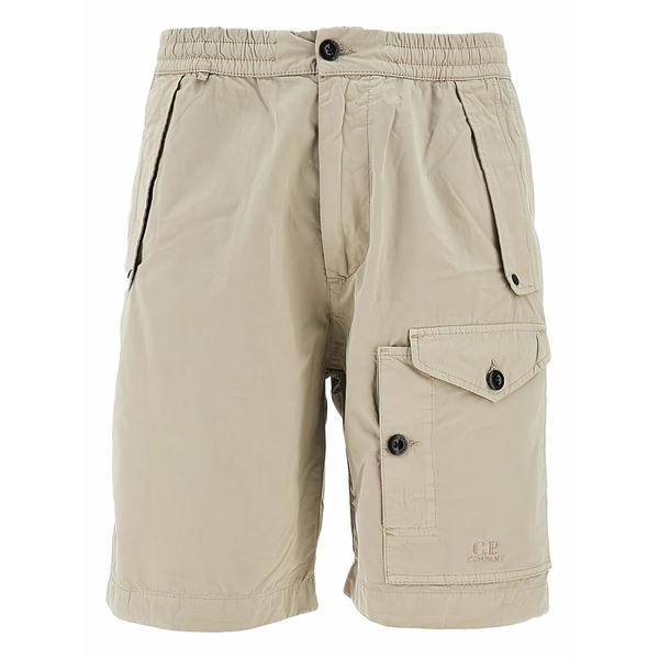 シーピーカンパニー メンズ 心地好いズボン下 ボトムス Multi-pocket cargo shorts  Neutrals