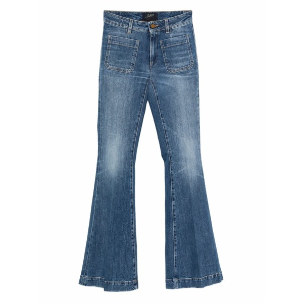 シーフェア レディース ジーンズズボン下 ボトムス Delphine flared trousers Blue