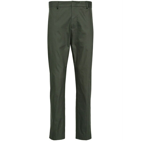 PTトリノ メンズ 心地好いズボン下 ボトムス Mid-rise tapered chinos  Green
