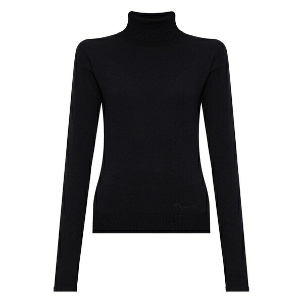 ディースクエアード レディース 編み物\u0026スウェーター アウター High-neck sweater Black