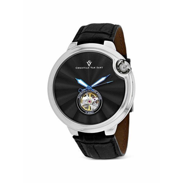 クリスチャンバンサント メンズ ウオッチ 添え物 Cyclone 46粍 watch Black