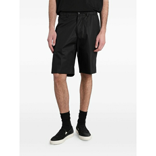 ロウブランド メンズ 心地よいズボン下 ボトムス Elasticated-waistband shorts Black